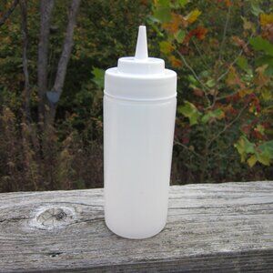 Unused Choice 16 oz. Clear Wide Mouth Squeeze Bottle- Off-Gassed, Fragrance-Free